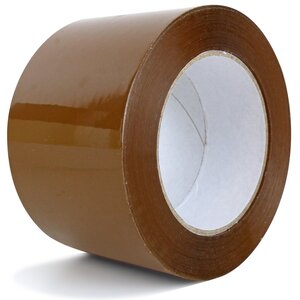 Ruban adhésif polypropylène silencieux 4 rouleaux – 75 mm x 100 m  Havane – Bulteau Systems