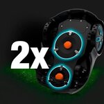 Tondeuse robot Smart SILENO Free 1200 sans câbles périphériques - Surface 1200 m² - smart Gateway