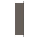 vidaXL Cloison de séparation 3 panneaux Anthracite 150x220 cm Tissu