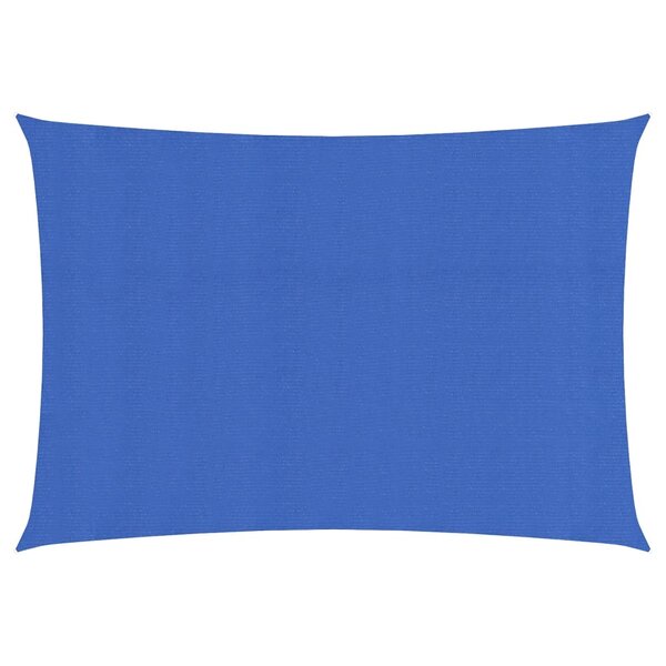 vidaXL Voile d'ombrage 160 g/m² rectangulaire bleu 3x4 5 m PEHD