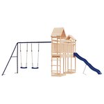 vidaXL Aire de jeux d'extérieur bois de pin massif