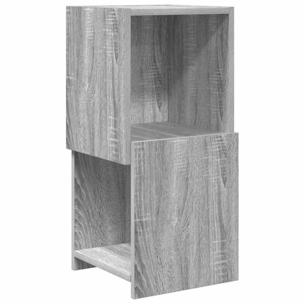 vidaXL Meuble d'angle Blanc 30 5x30x65cm Bois d'ingénierie