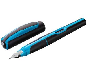Stylo plume style 'Neon', largeur de plume: M, bleu PELIKAN