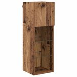 vidaXL Meubles TV muraux 2 Pièces Bois ancien 30 5 x 30 x 90 cm