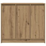 vidaXL Buffet chêne artisanal 85x34x76 cm bois d'ingénierie
