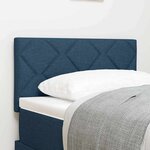vidaXL Tête de Lit en Tissu Geometric Manuel Bleu 80 cm tissu