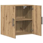 vidaXL Meuble mural chêne artisanal 60 x 31 x 60 cm Bois d'ingénierie