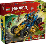 LEGO NINJAGO Voiture transformable de Jay 71856  2-en-1  387 pièces