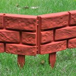 vidaXL Clôture de jardin avec design de briques 11 Pièces