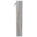 vidaXL Armoire à vitrine sonoma gris 100x8 5x50 cm bois d'ingénierie