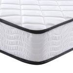 vidaXL Matelas en mousse moyennement doux 200x200 cm