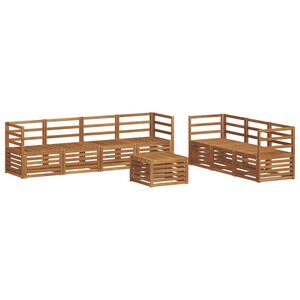 vidaXL Ensembles de canapés 8 pc Naturel Bois d'Acacia Massif