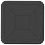 vidaXL Plateau carré à fleurs 24 Pièces Noir 32 x 32 x 2 5 cm Plastique