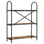 vidaXL Étagère Chêne fumé 80 x 30 x 109 cm Bois d'ingénierie