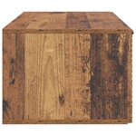 vidaXL Meuble TV mural Bois ancien 59 5 x 41 x 30 cm Bois d'ingénierie