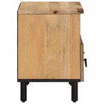 vidaXL Meuble TV 70x33x46 cm Bois massif de manguier