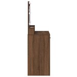 vidaXL Coiffeuse Chêne brun 79 x 41 x 135 cm Bois d'ingénierie