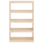 vidaXL Bibliothèque/Séparateur de pièce 80x30x135 5 cm pin massif