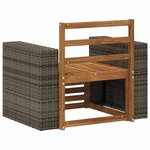 vidaXL Sofa de milieu extérieur Naturel