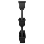 vidaXL Jardinières 6 Pièces 100 cm Anthracite