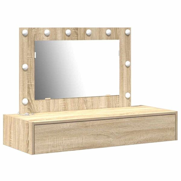 vidaXL Table de Toilette Marron 100 x 40 x 70 cm Bois d'ingénierie