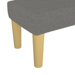 Banc banquette 70 x 30 x 30 cm tissu gris foncé 02_0010675