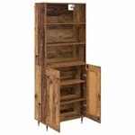 vidaXL Haut Armoire Bois Ancien 69 5 x 34 x 180 cm Bois d'ingénierie