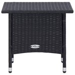 Salon de jardin meuble d'extérieur ensemble de mobilier 2 pièces avec coussins résine tressée noir 02_0015907