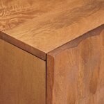 vidaXL Meuble TV avec étagère Finition Acacia Brun 105 x 33 x 46 cm