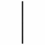 vidaXL Tête de lit métal noir 100 cm