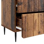 vidaXL Cabinet de chevet Bois ancien 62 x 34 5 x 49 5 cm
