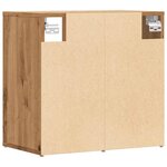 vidaXL Armoire à chaussures chêne artisanal 52x30x50 cm