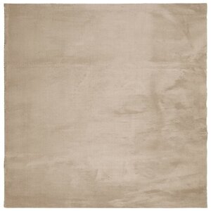 vidaXL Tapis HUARTE à poils courts doux et lavable sable 120x120 cm