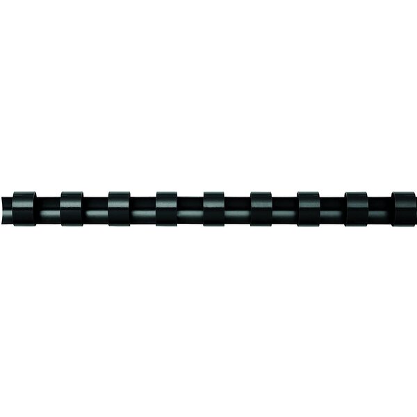 Baguettes de reliure plastiques  Format A4   noir  16mm Pack de 25 FELLOWES