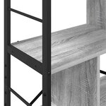 vidaXL Étagère Gris Sonoma 75 x 30 x 156 cm Bois d'ingénierie