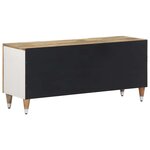 vidaXL Meuble TV 105x33 5x46 cm bois massif de manguier