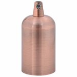 vidaXL Douilles de lampe 2 Pièces bronze rouge E27