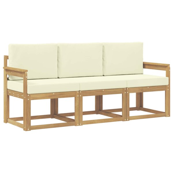 vidaXL Ensemble de canapés d'extérieur 3 pc