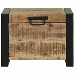 vidaXL Coffres de rangement 40 x 30 x 30 cm Bois de manguier massif