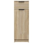 vidaXL Armoire de salle de bain Chêne sonoma 32x34x90 cm