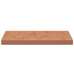 vidaXL Dessus de table 60x40x2 5 cm rectangulaire bois massif de hêtre