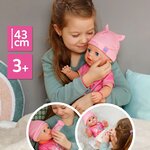 Zapf Creation 839966 - Baby Born Poupée Emma Click & Play 43 cm