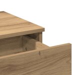 vidaXL Coiffeuse chêne artisanal 100 x 40 x 120 cm Bois d'ingénierie