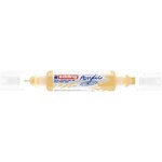 Marqueur acryl 3d dble pointe 5400 jaune pastel 2-3 mm  5-10 mm EDDING