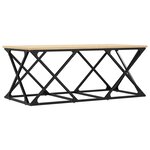 vidaXL Table basse chêne sonoma 100x49x40 cm bois d'ingénierie