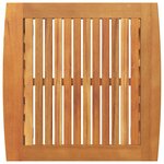 vidaXL Table d'appoint Huile Naturelle Bois d'Acacia Massif