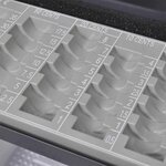 vidaXL Coffre à cash avec verrouillage Noir 30 x 24 x 9 cm Acier