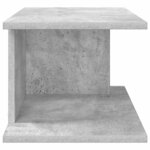 vidaXL Table de chevet Gris béton 40 x 30 x 25 cm Bois d'ingénierie