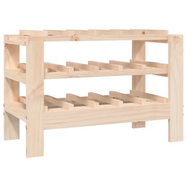 vidaXL Casier à vin 61 5x30x42 cm Bois de pin massif