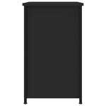 vidaXL Tables de chevet 2 Pièces noir 40x36x60 cm bois d’ingénierie